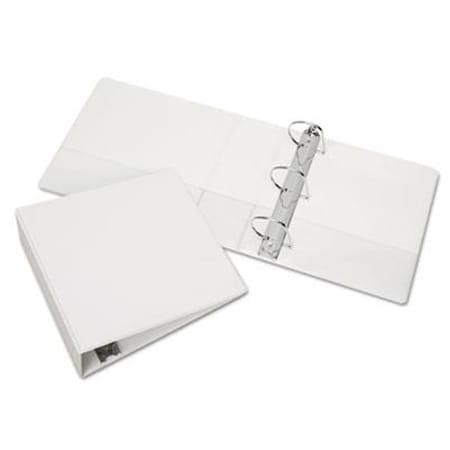 Made-To-Stick 751001 4 in. Slant-D Ring View Binder  White MA3200879